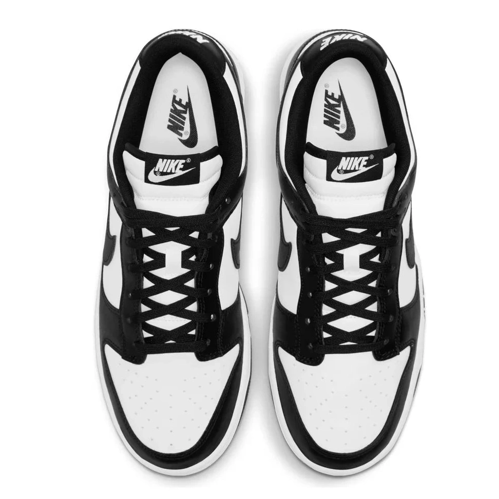 Black White Low Nike Dunk 'Panda' Retro 0813